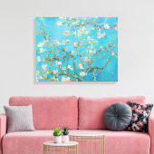 Vincent van Gogh - Almond Blossom Canvas Afdruk (Insitu (Woonkamer))