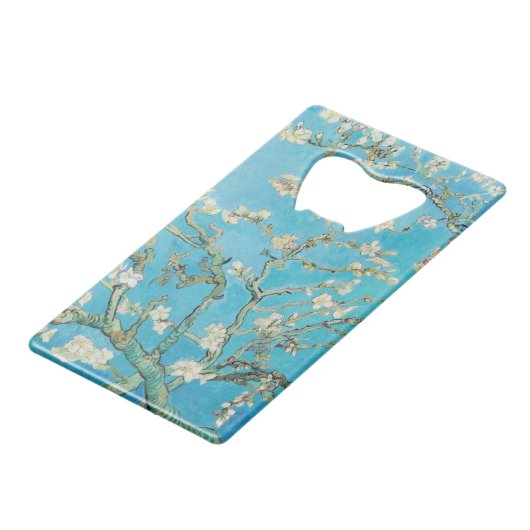 Vincent van Gogh - Almond Blossom Creditkaart Flessenopener (Voorkant Gekanteld)