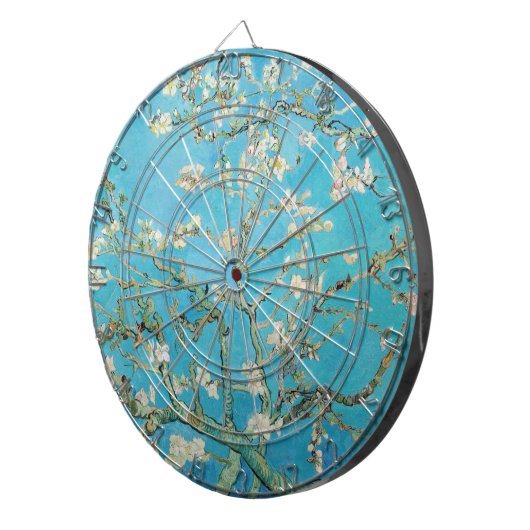 Vincent van Gogh - Almond Blossom Dartbord (Voorkant Rechts)