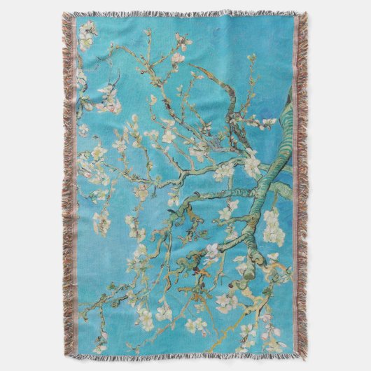 Vincent van Gogh - Almond Blossom Deken (Voorkant Verticaal)