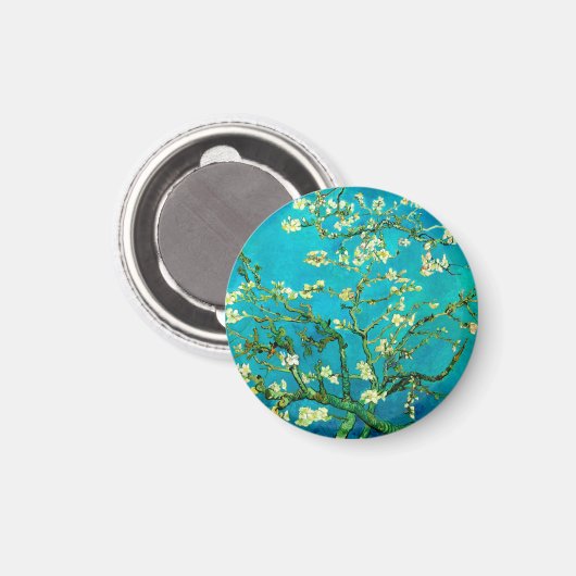 Vincent Van Gogh Almond Blossom Fine Art Magnet (Voorkant / Achterkant)