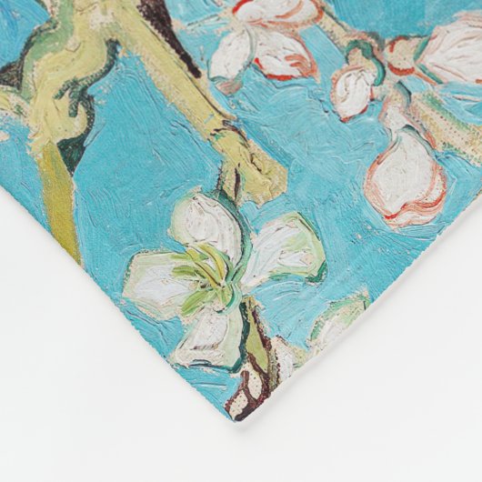 Vincent van Gogh - Almond Blossom Fleece Deken (Hoek)