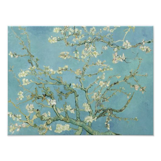 Vincent van Gogh - Almond Blossom Foto Afdruk (Voorkant)