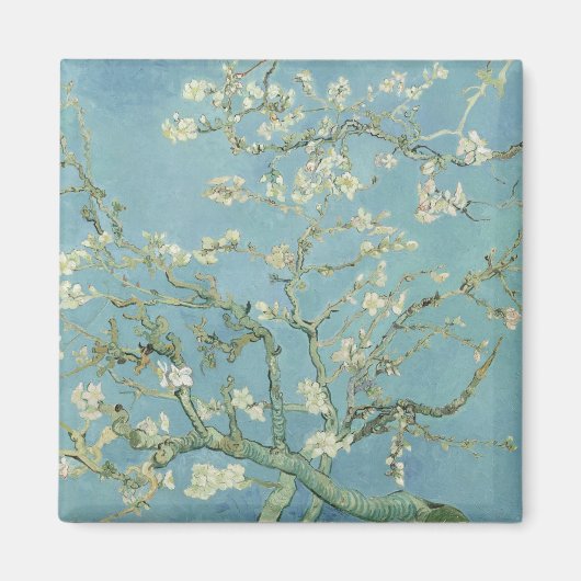 Vincent van Gogh - Almond blossom Magneet (Voorkant)