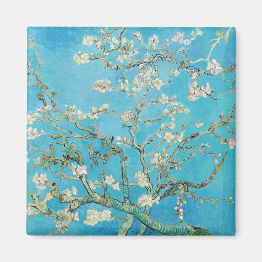 Vincent van Gogh - Almond Blossom Magneet (Voorkant)