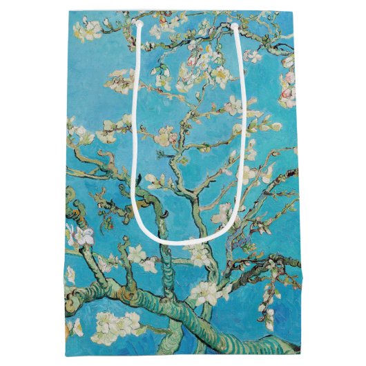 Vincent van Gogh - Almond Blossom Medium Cadeauzakje (Achterkant)