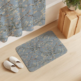 Vincent Van Gogh Almond Blossom on Pigeon Blue Badmat