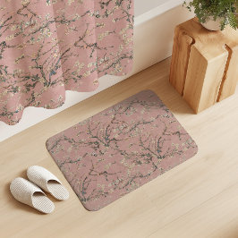 Vincent Van Gogh Almond Blossom on Rose Pink Badmat