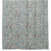 Vincent Van Gogh Almond Blossom on Slate Blue Douchegordijn (Voorkant)