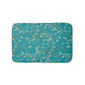 Vincent Van Gogh Almond Blossom on Teal Blue Badmat (Voorkant)