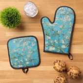 Vincent van Gogh - Almond Blossom Ovenwant & Pannenlap Set (Top down)