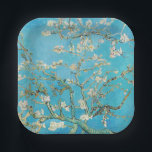 Vincent van Gogh - Almond Blossom Papieren Bordje<br><div class="desc">Amandelbloesem / takken met amandelbloesem - Vincent van Gogh,  Olieverf op doek,  1890</div>