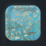Vincent van Gogh - Almond Blossom Papieren Bordje<br><div class="desc">Amandelbloesem / takken met amandelbloesem - Vincent van Gogh,  Olieverf op doek,  1890</div>