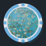 Vincent van Gogh - Almond Blossom Poker Chips<br><div class="desc">Amandelbloesem / takken met amandelbloesem - Vincent van Gogh,  Olieverf op doek,  1890</div>