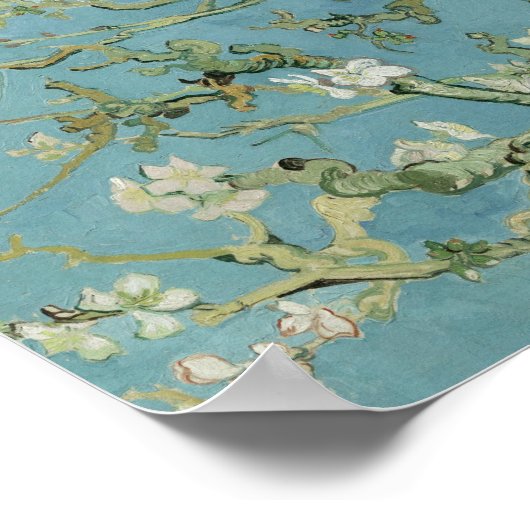 Vincent van Gogh - Almond Blossom Poster (Hoek)