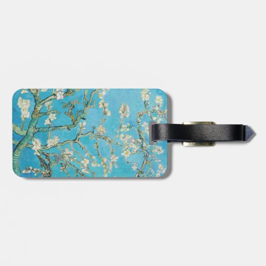 Vincent van Gogh - Almond Blossom - QR-code Bagagelabel (Achterkant horizontaal)