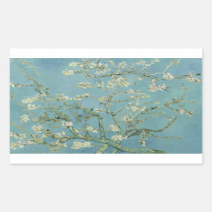 Vincent van Gogh - Almond Blossom Rechthoekige Sticker