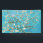 Vincent van Gogh - Almond Blossom Spandoek<br><div class="desc">Amandelbloesem / takken met amandelbloesem - Vincent van Gogh,  Olieverf op doek,  1890</div>