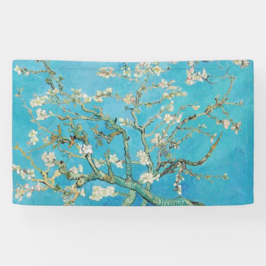 Vincent van Gogh - Almond Blossom Spandoek (Horizontaal)