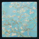Vincent van Gogh - Almond Blossom Stenen Onderzetter<br><div class="desc">Amandelbloesem / takken met amandelbloesem - Vincent van Gogh,  Olieverf op doek,  1890</div>