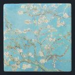 Vincent van Gogh - Almond Blossom Stenen Onderzetter<br><div class="desc">Amandelbloesem / takken met amandelbloesem - Vincent van Gogh,  Olieverf op doek,  1890</div>
