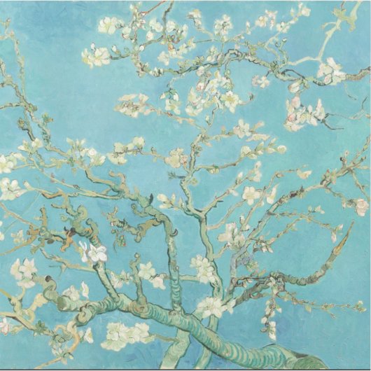 Vincent van Gogh - Almond blossom Sticker (Voorkant)