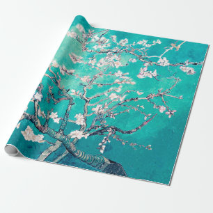 Vincent Van Gogh Almond Blossom Turquoise Cadeaupapier