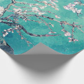 Vincent Van Gogh Almond Blossom Turquoise Cadeaupapier (Hoek)