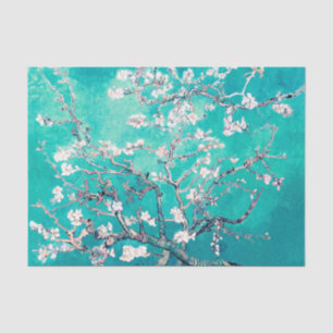 Vincent Van Gogh Almond Blossom Turquoise Tissuepapier