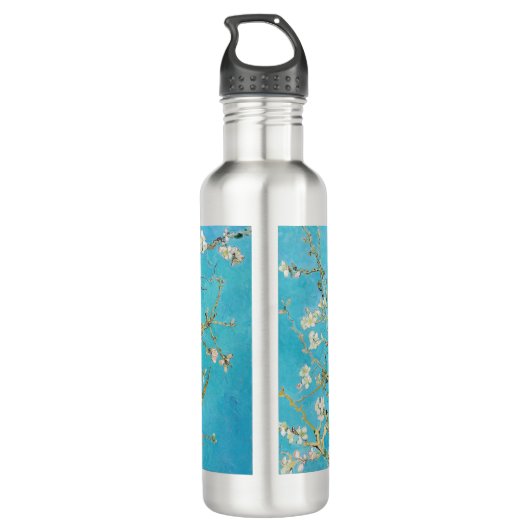 Vincent van Gogh - Almond Blossom Waterfles (Achterkant)