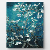 Vincent Van Gogh Almond Blossoms Dark Blauwgroen