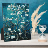 Vincent Van Gogh Almond Blossoms Dark Blauwgroen Fotoplaat (Zijkant)