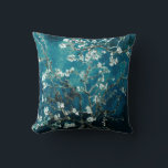 Vincent Van Gogh Almond Blossoms Dark Blauwgroen Kussen<br><div class="desc">"Soft Elegance for Your Sofa" Versier uw woonkamer of slaapkamer met een indoor worp kussen met amandelbloesems. In diep blauwgroen, het brengt textuur en tijdloze charme. amandelbloesems gooien kussen, Van Gogh bankkussen, art-geïnspireerde indoor decor, bloemig blauwgroen kussen, donker blauwgroen sierlijk sofa kussen, fine art home kussen Vincent Van Gogh, Van...</div>