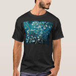 Vincent Van Gogh Almond Blossoms Dark Blauwgroen T-shirt<br><div class="desc">Artiest: Vincent Van Gogh Titel: Almond Blossom veranderde kleur</div>