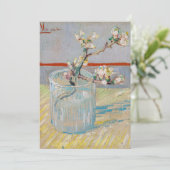 Vincent van Gogh - Almond Branch in een glas Bedankkaart (Staand voorkant)