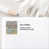 Vincent van Gogh - Almond Branch in een glas Etiket (Insitu)