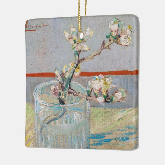 Vincent van Gogh - Almond Branch in een glas Keramisch Ornament (Links)