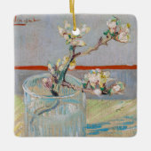Vincent van Gogh - Almond Branch in een glas Keramisch Ornament (Voorkant)