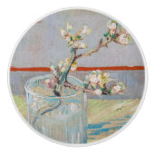 Vincent van Gogh - Almond Branch in een glas Keramische Knop (Voorkant)