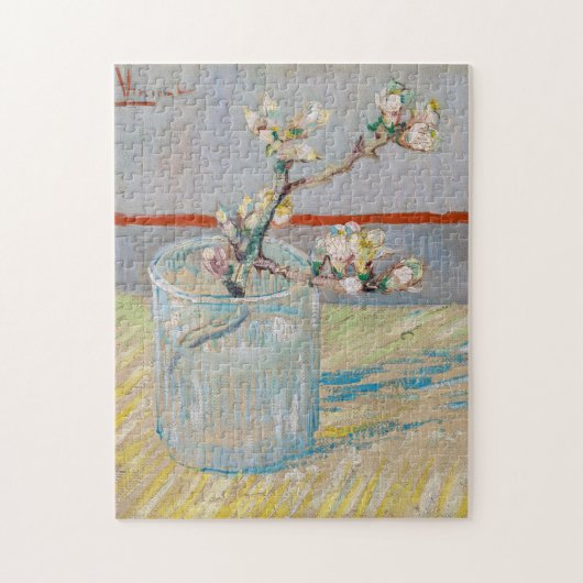 Vincent van Gogh - Almond Branch in een glas Legpuzzel (Verticaal)