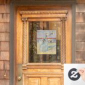 Vincent van Gogh - Almond Branch in een glas Raamsticker (Huis Deur)