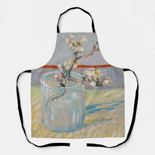 Vincent van Gogh - Almond Branch in een glas Schort (Voorkant)