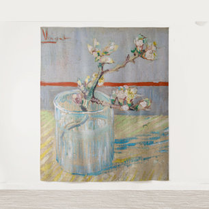 Vincent van Gogh - Almond Branch in een glas Wandkleed