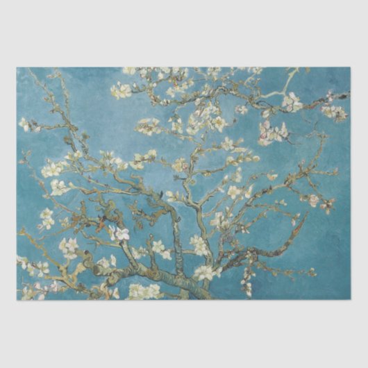 Vincent van Gogh | Amandelbloesem (1890) Tissuepapier (Voorkant)