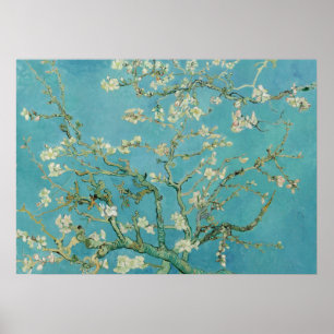 VINCENT VAN GOGH - amandelbloesem 1980 Poster