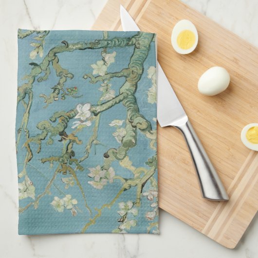 VINCENT VAN GOGH - amandelbloesem 1980 Theedoek (Quarter Fold)