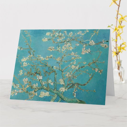 Vincent van Gogh, Amandelbloesem, Amandelbloesem Kaart (Gele Bloem)