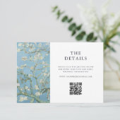 Vincent Van Gogh Amandelbloesem Bloemen Bloemen Br Informatiekaartje (Staand voorkant)