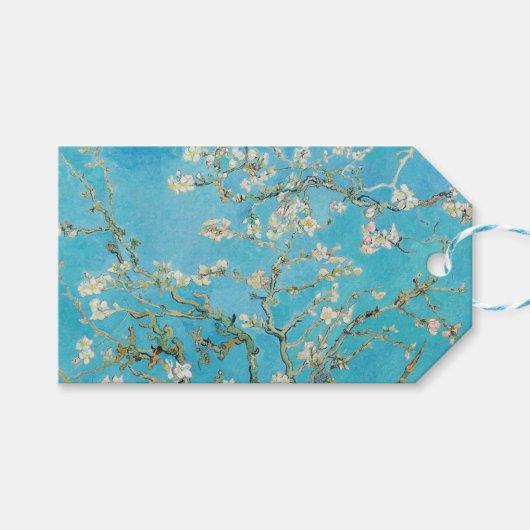 Vincent van Gogh - Amandelbloesem Cadeaulabel (Voorkant (Horizontaal))