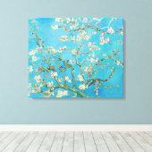 Vincent van Gogh - Amandelbloesem Canvas Afdruk (Insitu (Houten vloer))